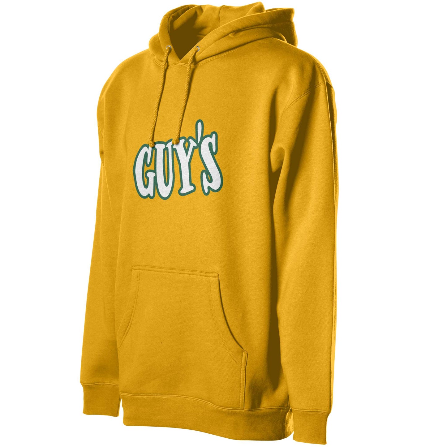 Guy's Retro Logo Hoodie - Yellow