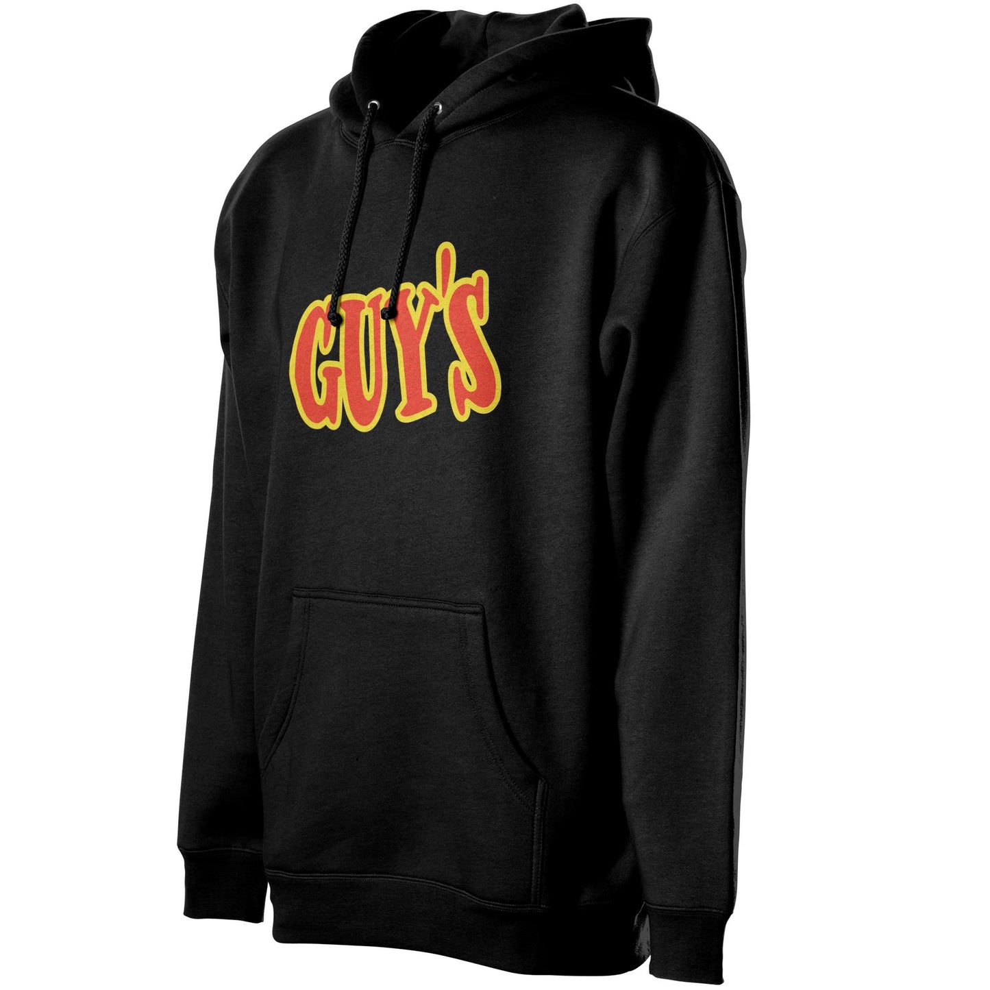 Guy's Retro Logo Hoodie - Black