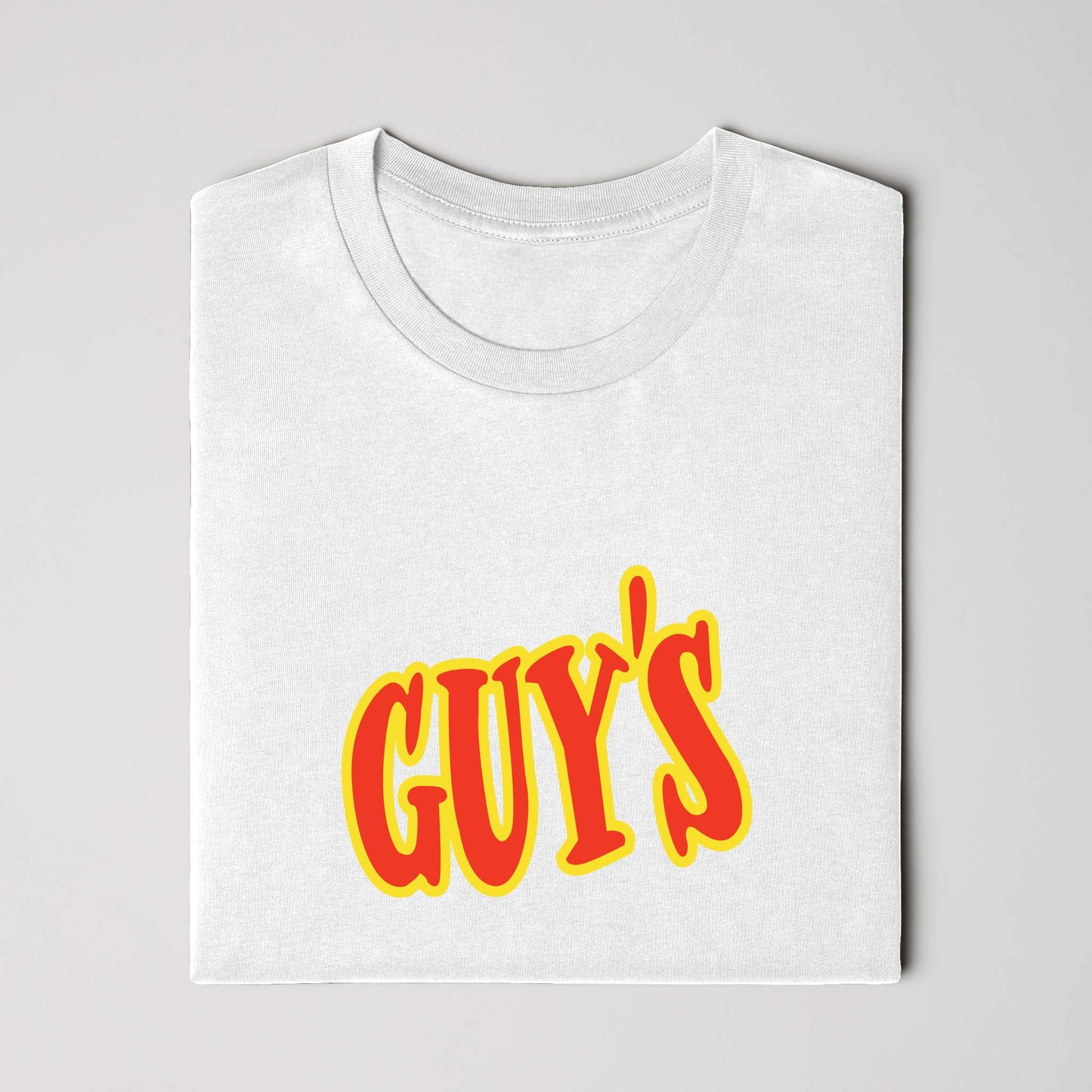 Guy's Retro Logo Tee - White