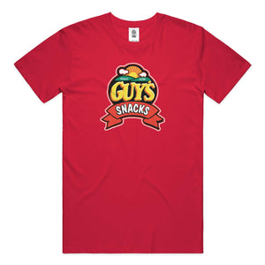 Guy's Snack Logo Tee - Red