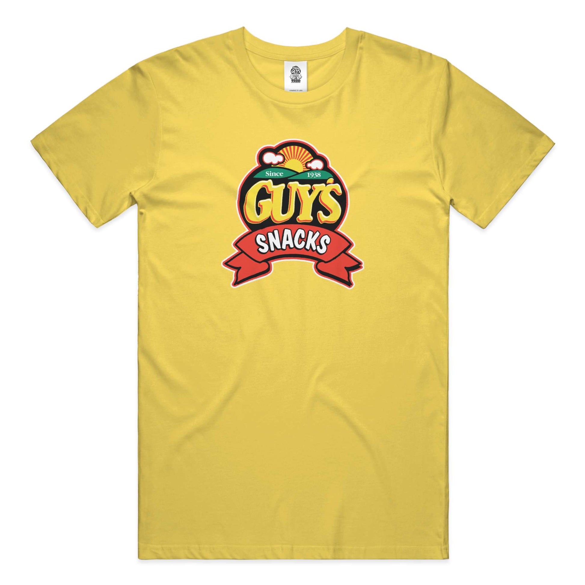 Guy's Snack Logo Tee - Yellow