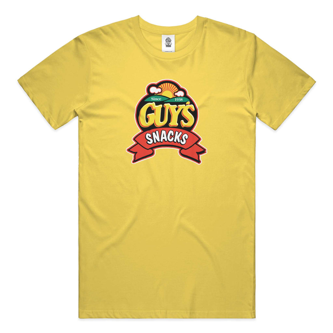Guy's Snack Logo Tee - Yellow