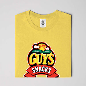 Guy's Snack Logo Tee - Yellow