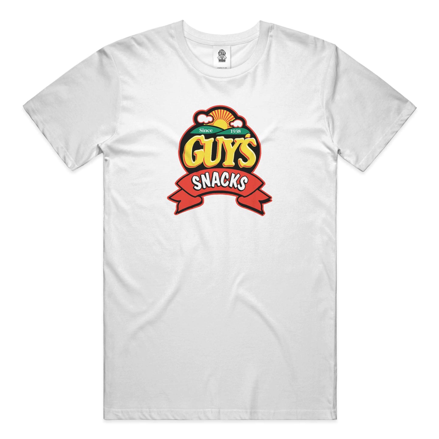 Guy's Snack Logo Tee - White