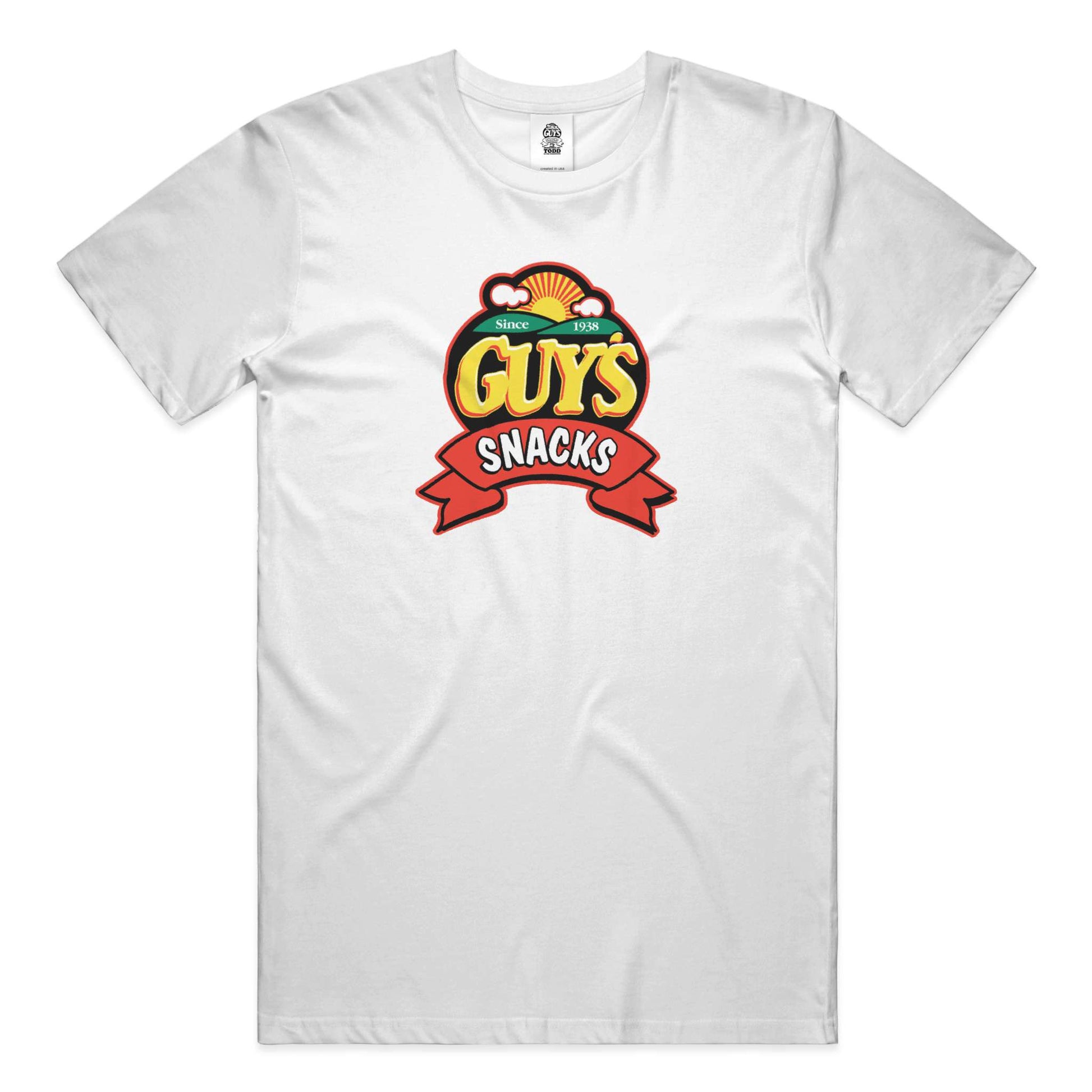 Guy's Snack Logo Tee - White
