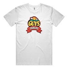 Load image into Gallery viewer, Guy&#39;s Snack Logo Tee - White
