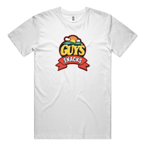Guy's Snack Logo Tee - White
