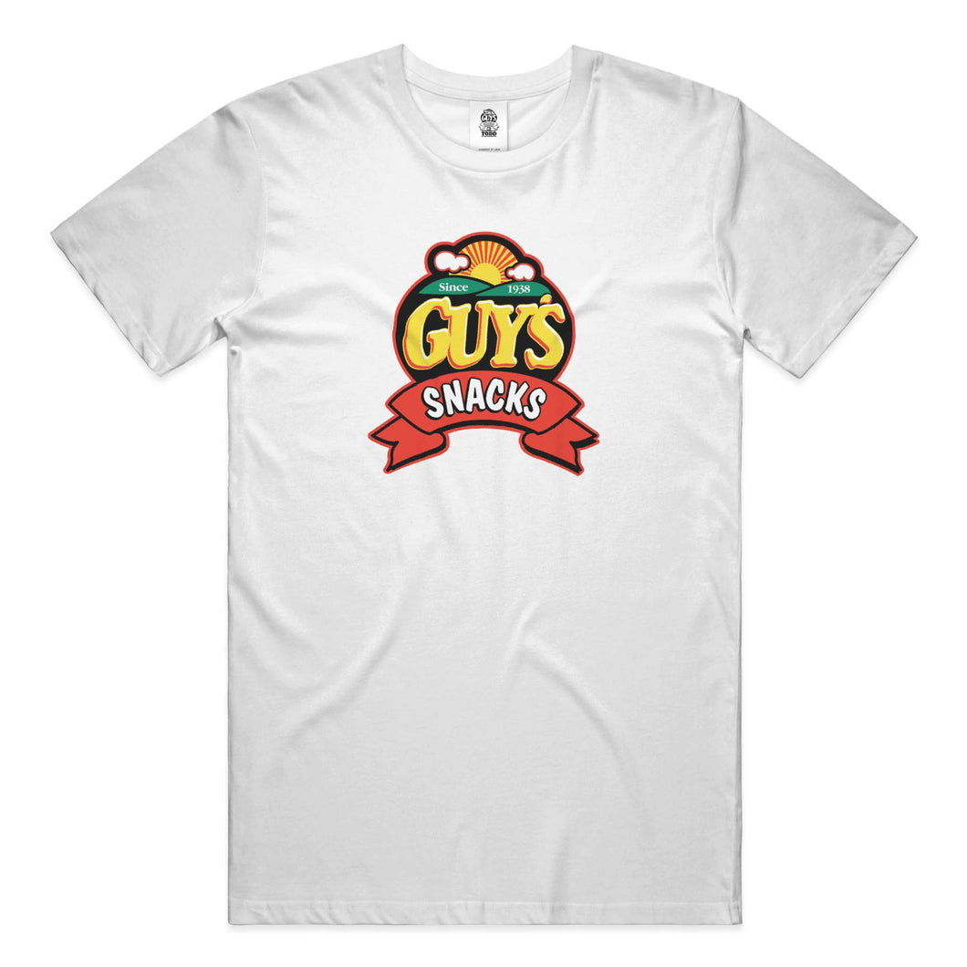 Guy's Snack Logo Tee - White