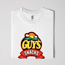 Load image into Gallery viewer, Guy&#39;s Snack Logo Tee - White
