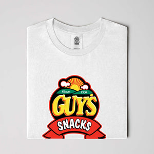 Guy's Snack Logo Tee - White