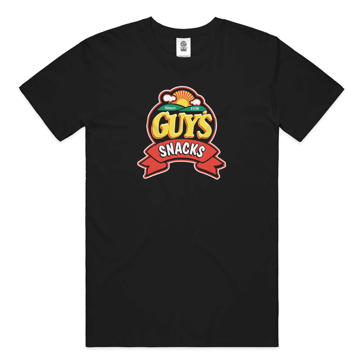 Guy's Snack Logo Tee - Black