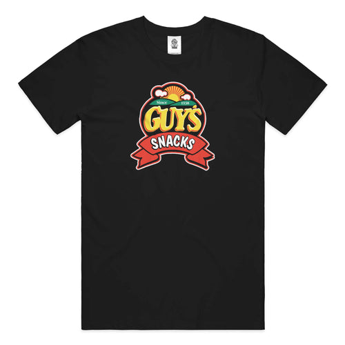 Guy's Snack Logo Tee - Black