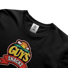 Load image into Gallery viewer, Guy&#39;s Snack Logo Tee - Black
