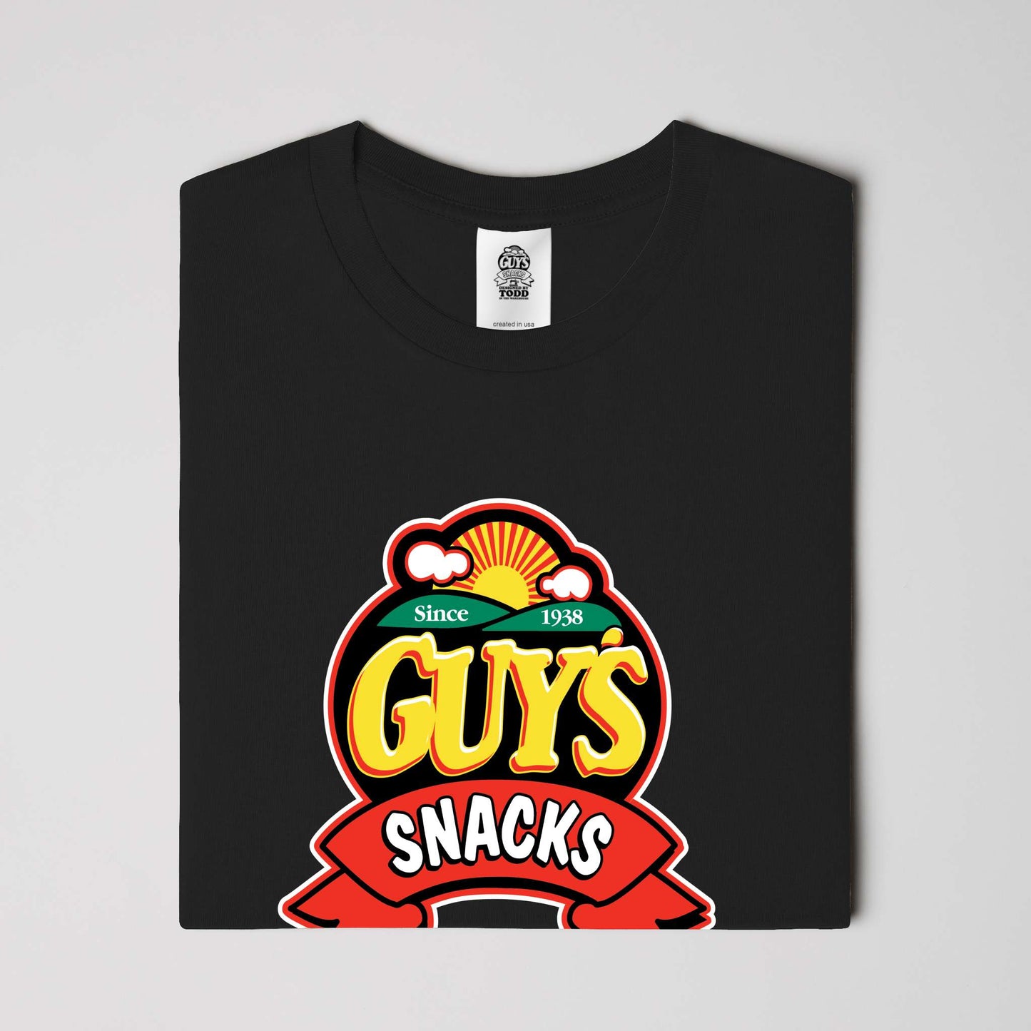 Guy's Snack Logo Tee - Black