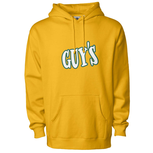 Guy&amp;#39;s Retro Logo Hoodie - Yellow