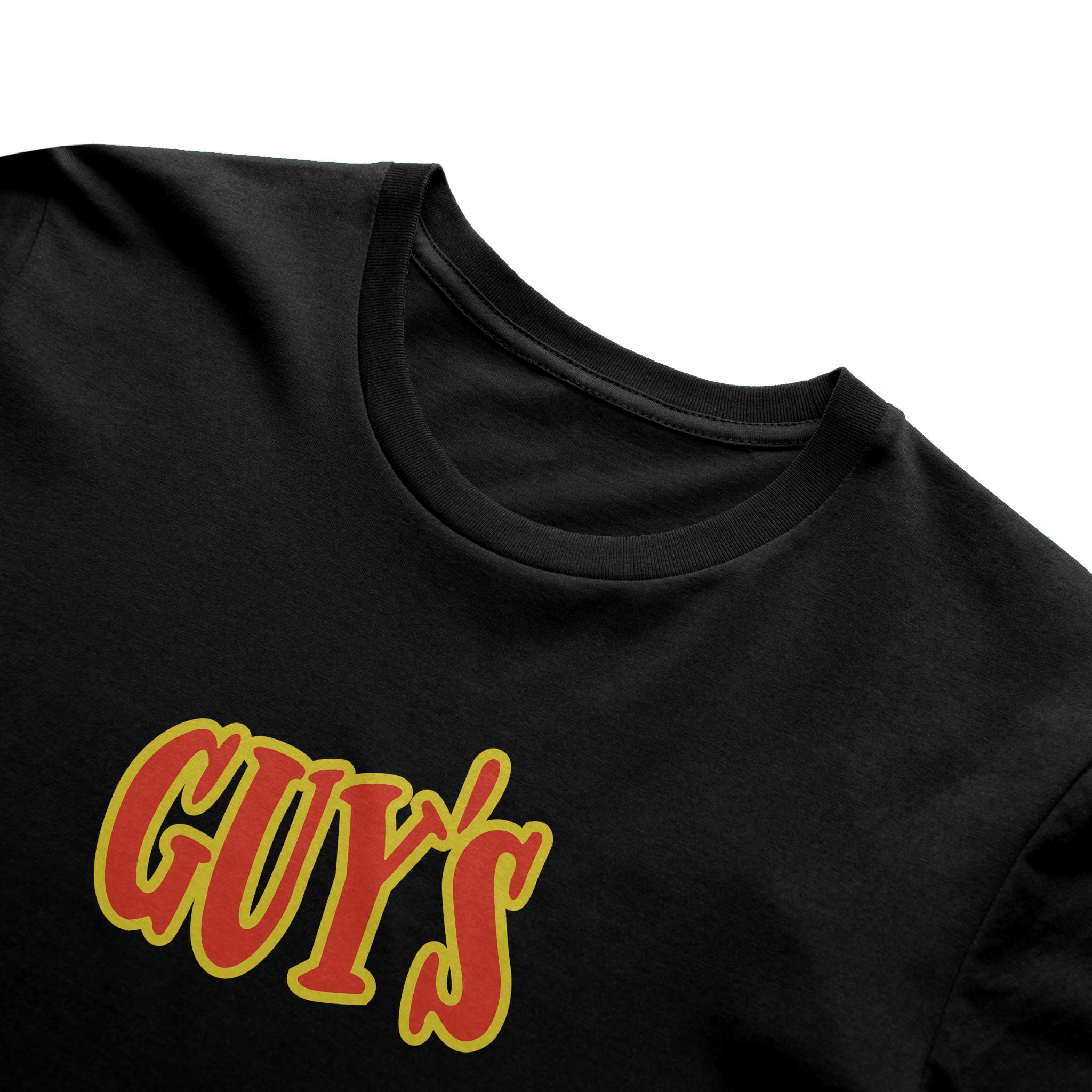 Guy's Retro Logo Tee - Black – Guys Snacks