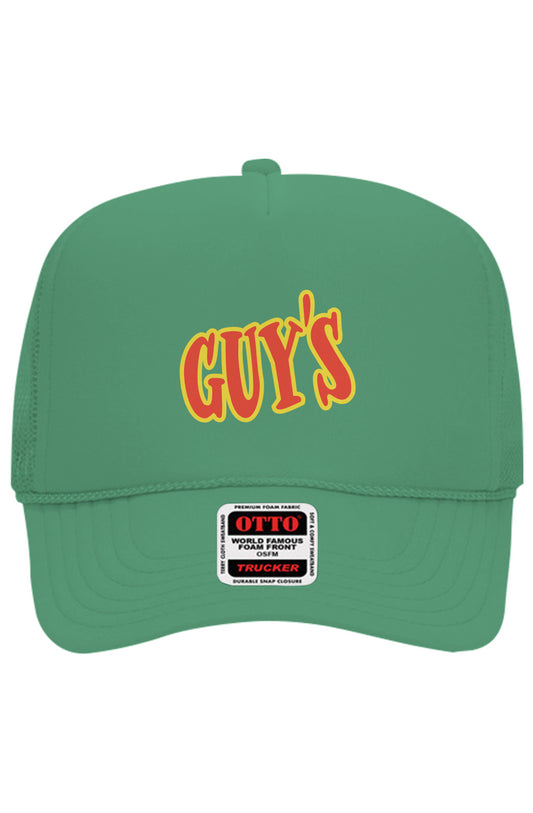 Guy's Retro Logo Trucker Hat - Green