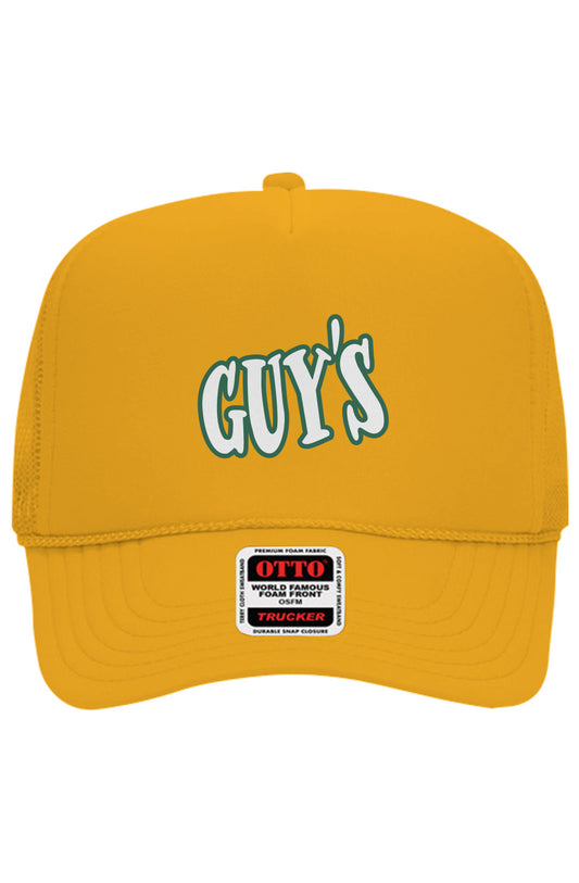 Guy's Retro Logo Trucker Hat - Yellow