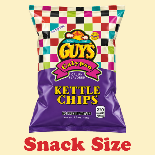 Guy's Calypso (Cajun Flavor) Kettle Potato Chips - 1.5oz Bag (25 Pack)