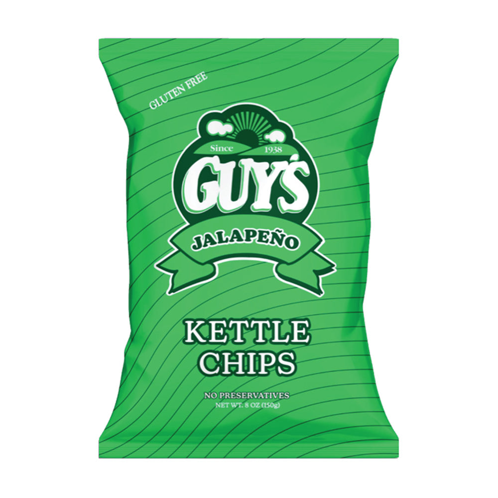 Kettle Jalapeño Potato Chips 8oz (Pack of 12)